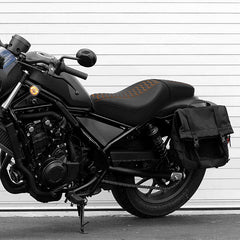 C.C. RIDER Honda Rebel 300 CMX300 Front And Rear Seat Honeycomb Stitiching, 2017-2024