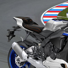 C.C. RIDER YZF R1 Front And Rear Seat For YAMAHA YZFR1 Black Orange, 2015-2024