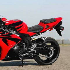C.C. RIDER CBR1000RR Two Piece Seat Black Carbon Fiber For Honda CBR1000RR, 2004-2007