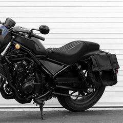 C.C. RIDER Honda Rebel 300 CMX300 Front And Rear Seat Honeycomb Stitiching, 2017-2024