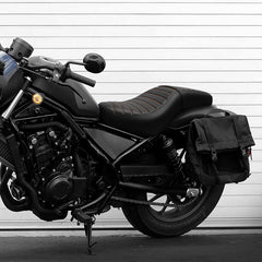 C.C. RIDER Honda Rebel 300 CMX300 Front And Rear Seat Orange Stitiching, 2017-2024