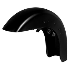 HR3 Black Denim Motorcycle 18" Wide Tire Front Mudguard Fender For Harley Touring Models 2014-2023