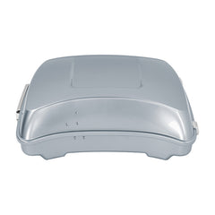 HR3 Barracuda Silver 5.5" Razor Style Touring Trunk Luggage For 14-24 Touring
