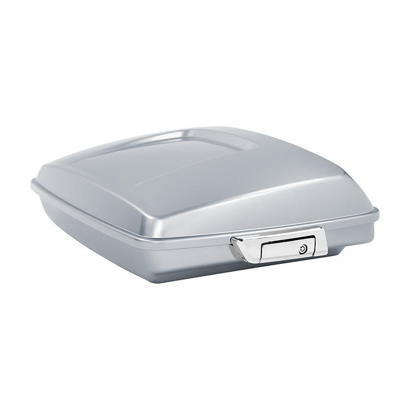 HR3 Barracuda Silver 5.5" Razor Style Touring Trunk Luggage For 14-24 Touring