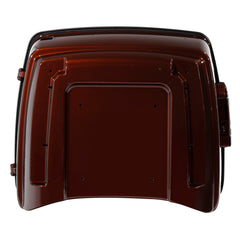 HR3 Auburn Sunglo & Black Hole With Rich Bourbon King Size Touring Trunk Luggage with Speaker Cut Outs For 14-24 Harley Touring