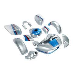 HR3 White Flake Fade Complete Body Fairing Kit For Harley CVO Road Glide FLTRXSE 15-23