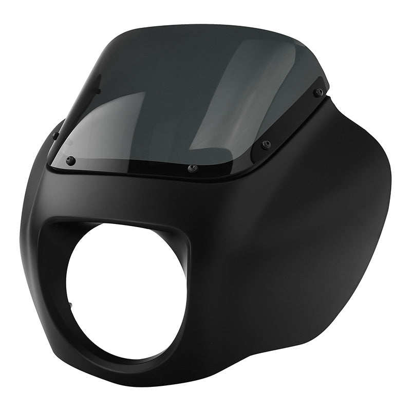 HR3 Black Denim Headlight Fairing & Windshield Fit For Harley Softail FXBB FXLR 2018-2022