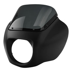 HR3 Black Denim Headlight Fairing & Windshield Fit For Harley Softail FXBB FXLR 2018-2022