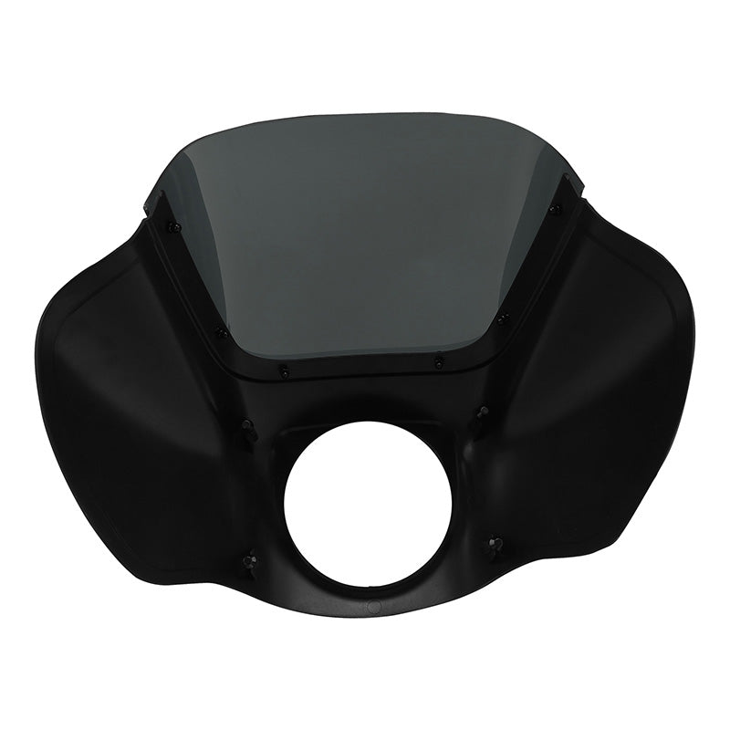 HR3 Black Denim Headlight Fairing & Windshield Fit For Harley Softail FXBB FXLR 2018-2022