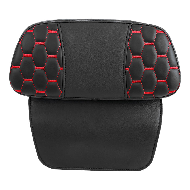 C.C. RIDER Razor Chopped Pack Trunk Backrest Passenger Backrest Pad For Harley Touring CVO Road Glide Electra Glide Road King, 2014-2025