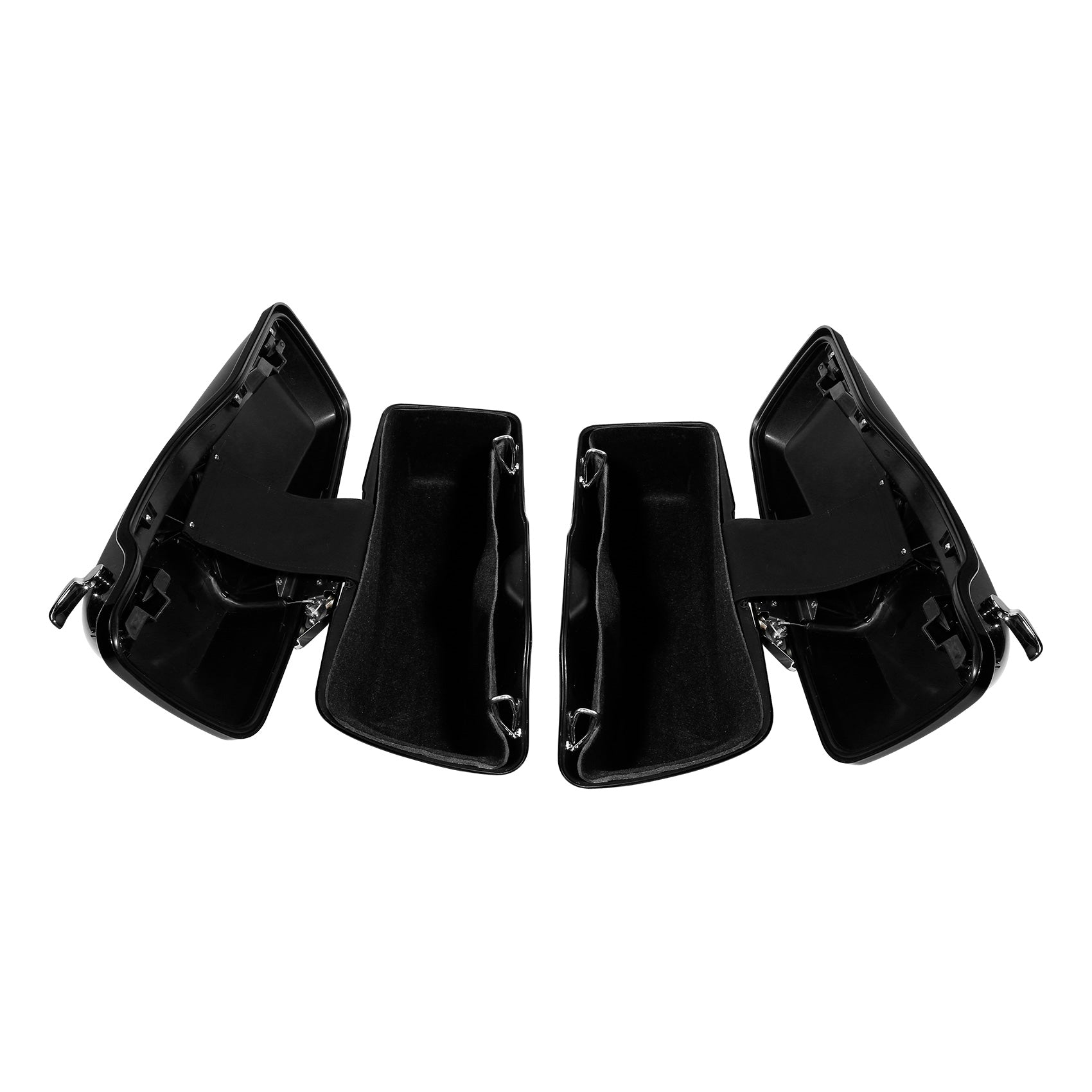 HR3 Black Tempest Hard Saddlebags Harley Hard Bags (Regular) For 14-23 Harley Touring