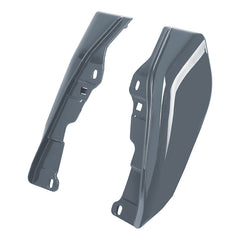 HR3 Gunship Gray Mid Frame Air Heat Deflectors For Harley Touring and Trike Models 09-24