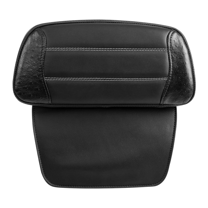C.C. RIDER Razor Chopped Pack Trunk Backrest Passenger Backrest Pad For Harley Touring CVO Road Glide Electra Glide Road King, 2014-2025