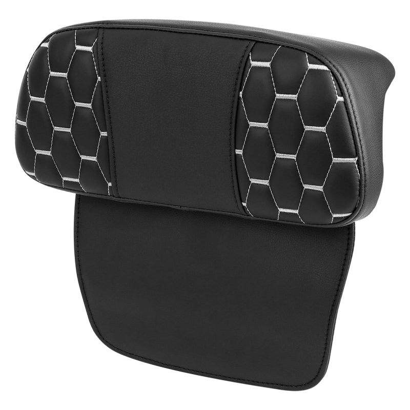 C.C. RIDER Razor Chopped Pack Trunk Backrest Passenger Backrest Pad For Harley Touring CVO Road Glide Electra Glide Road King, 2014-2025