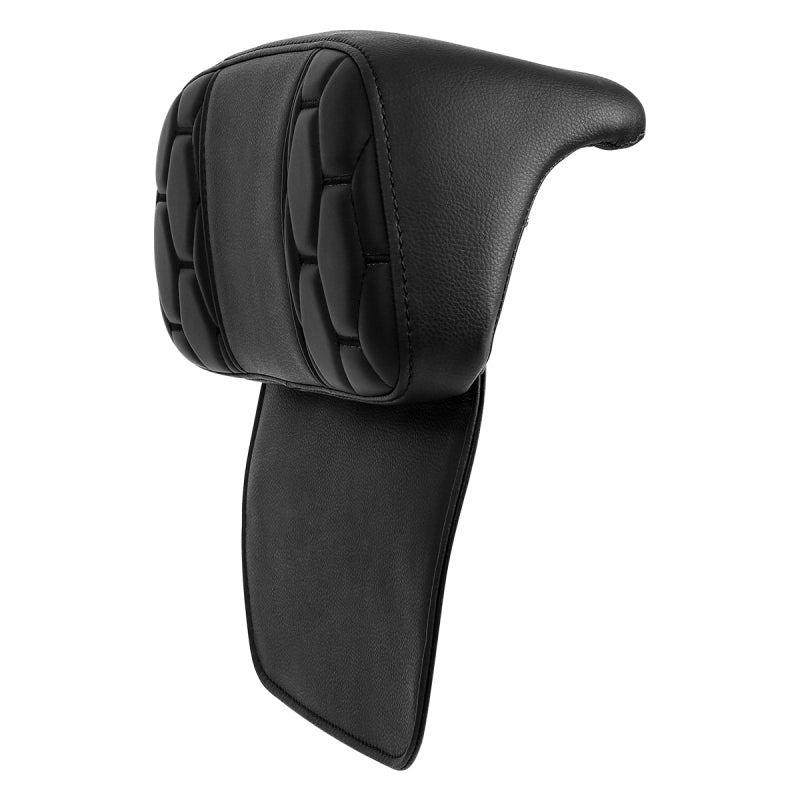 C.C. RIDER Touring Seat Two Piece Low Profile Driver Passenger Seat With Backrest For Street Glide Road Glide Road King, Black, 2009-2023