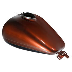 HR3 Auburn Sunglo & Black Hole With Rich Bourbon Fuel Gas Tank For 2008-2023 Harley Touring Models