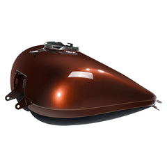 HR3 Auburn Sunglo & Black Hole With Rich Bourbon Fuel Gas Tank For 2008-2023 Harley Touring Models