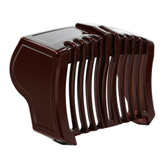 HR3 Auburn Brown & Black & Industrial Gray Harley Oil Cooler Cover For Harley Touring 2017-2023