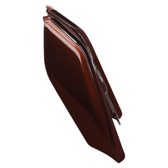 HR3 Auburn Sunglo & Black Hole With Rich Bourbon Mid Frame Air Heat Deflectors For Harley Touring and Trike Models 09-24