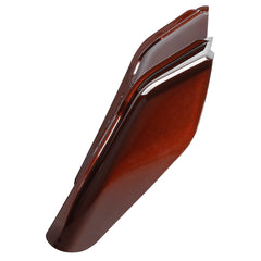 HR3 Auburn Sunglo & Black Hole With Rich Bourbon Mid Frame Air Heat Deflectors For Harley Touring and Trike Models 09-24