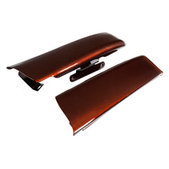 HR3 Auburn Sunglo & Black Hole With Rich Bourbon Saddlebag Filler Strips For Harley Touring Models 14-24