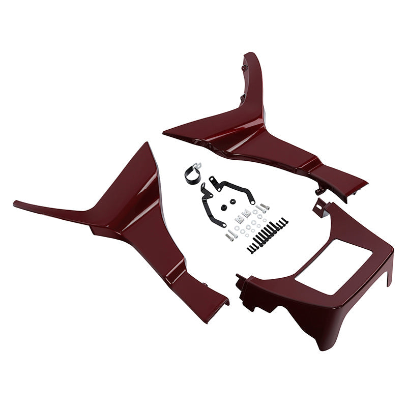 HR3 Mysterious Red Sunglo Spoiler Kit For Harley 2017-Later FLTRX, FLTRXS, FLTRXST models