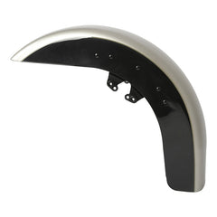 HR3 SILVER FORTUNE / BLACK TEMPEST Motorcycle 18" Wide Tire Front Mudguard Fender For Harley Touring Models 2014-2023