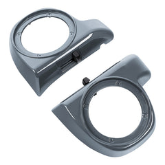 HR3 Gunship Gray Lower Fairing Speaker Pods For Harley Touring Models 2014-2024