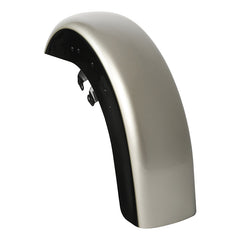 HR3 SILVER FORTUNE / BLACK TEMPEST Motorcycle 18" Wide Tire Front Mudguard Fender For Harley Touring Models 2014-2023