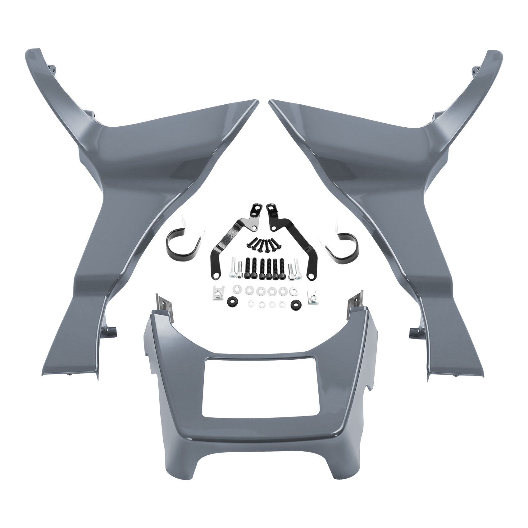 HR3 Gunship Gray Spoiler Kit For Harley 2017-Later FLTRX, FLTRXS, FLTRXST models