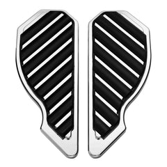 Tour Ease Chrome Black Passenger Floorboards Footboard Kit Fit For Harley Touring Softail