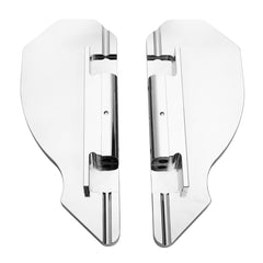 Tour Ease Chrome Black Passenger Floorboards Footboard Kit Fit For Harley Touring Softail