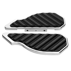 Tour Ease Chrome Black Passenger Floorboards Footboard Kit Fit For Harley Touring Softail