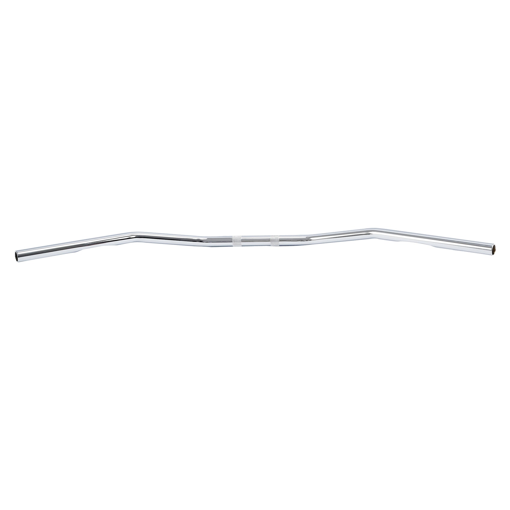 Santee 1” Steel 39" Wide Low Handlebars Chrome Fit For Harley '82-up with Wiring Recess