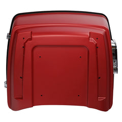 HR3 Wicked Red Denim 13.7" King Size Touring Trunk Luggage For 14-24 Harley Touring