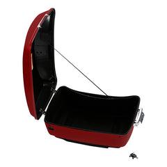 HR3 Wicked Red / Twisted Cherry King Size Tour Pack Luggage with Speaker Cut Outs For 14-24 Harley Touring