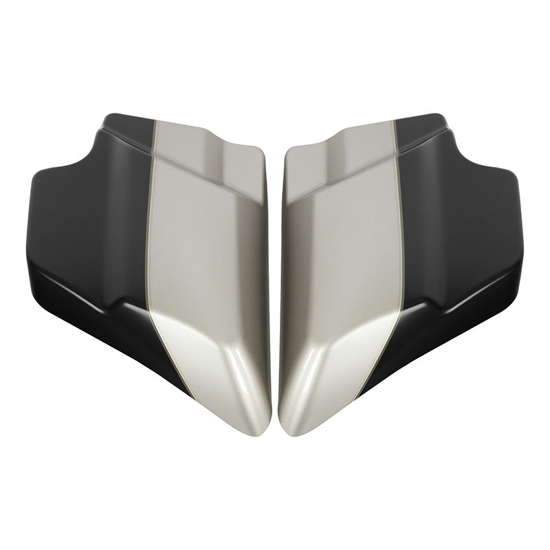 HR3 Silver Fortune / Black Tempest Side Covers 2018 ROAD GLIDE ULTRA (FLTRU)