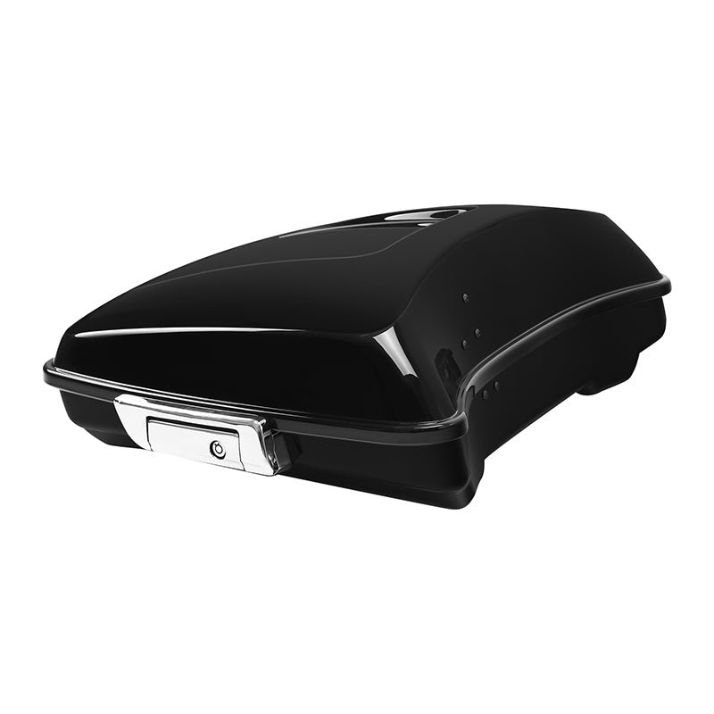 HR3 Vivid Black 5.5" Razor Style Touring Trunk Luggage For 14-24Touring