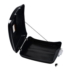 HR3 Vivid Black 5.5" Razor Style Touring Trunk Luggage For 14-24Touring