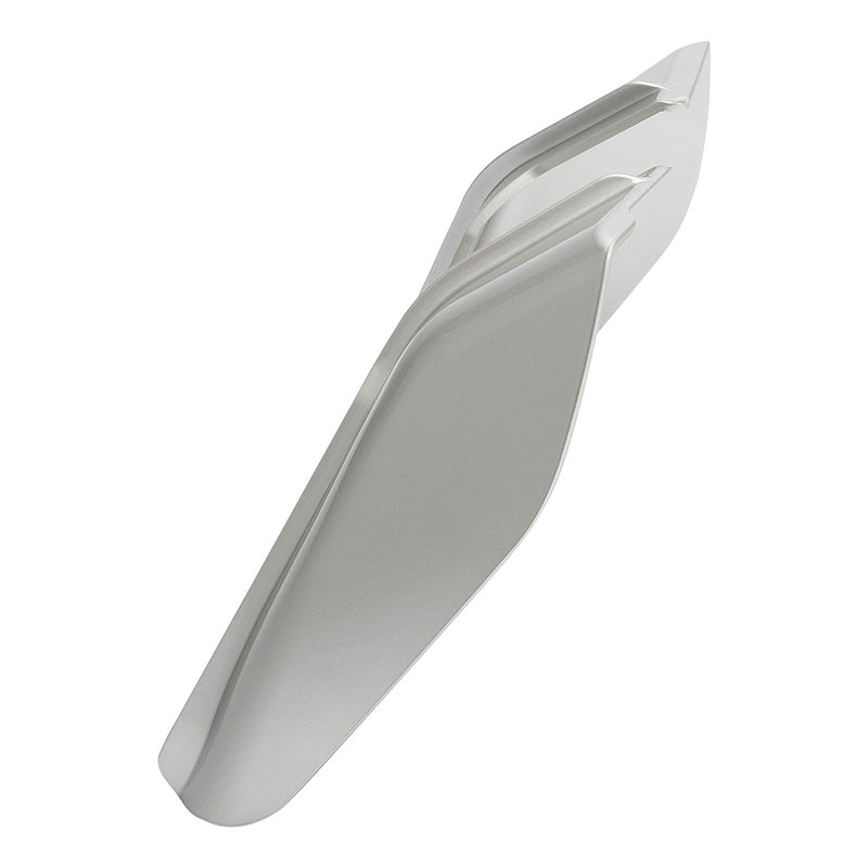 HR3 Silver Fortune / Black Tempest Mid Frame Air Heat Deflectors For Harley Touring and Trike Models 09-24