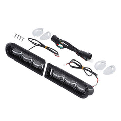 CUSTOM CHROME Saddlebag Filler Support w/ LED Light Fit For Harley Touring '14-'24