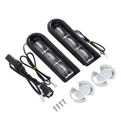 CUSTOM CHROME Saddlebag Filler Support w/ LED Light Fit For Harley Touring '14-'24