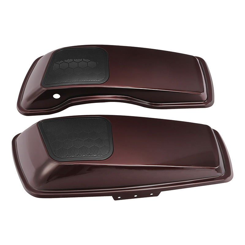 HR3 Twisted Cherry 6 X 9" Saddlebags Lid Speaker Cutouts W/ Grill For Harley Touring Models 2014-2023
