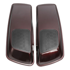 HR3 Twisted Cherry 6 X 9" Saddlebags Lid Speaker Cutouts W/ Grill For Harley Touring Models 2014-2023