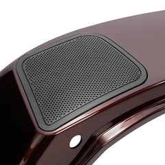 HR3 Twisted Cherry 6 X 9" Saddlebags Lid Speaker Cutouts W/ Grill For Harley Touring Models 2014-2023