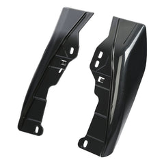 HR3 Black Tempest Mid Frame Air Heat Deflectors For Harley Touring and Trike Models 09-24