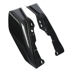 HR3 Black Tempest Mid Frame Air Heat Deflectors For Harley Touring and Trike Models 09-24