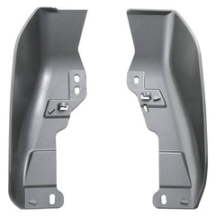 HR3 Billet Silver Mid Frame Air Heat Deflectors For Harley Touring and Trike Models 09-24