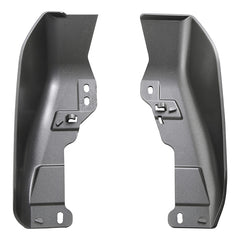 HR3 Billet Silver / Vivid Black 2017RGU Mid Frame Air Heat Deflectors For Harley Touring and Trike Models 09-24