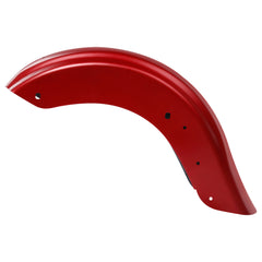 HR3 Wicked Red Denim Motorcycle Mudguard CVO STYLE REAR FENDER FOR Harley Touring 2014-2023